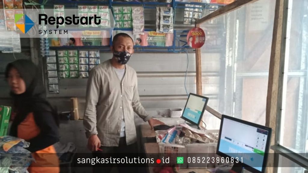 Komputer Kasir di Toko Tamago Leuwimunding Majalengka