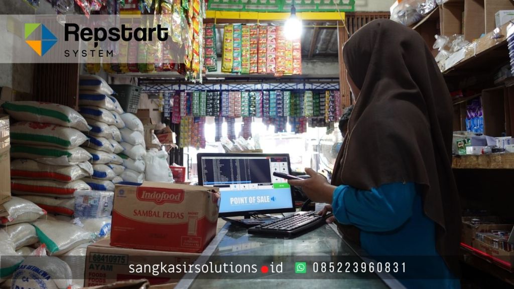 Komputer Kasir di Toko Sembako 21 Kasihan Bantul