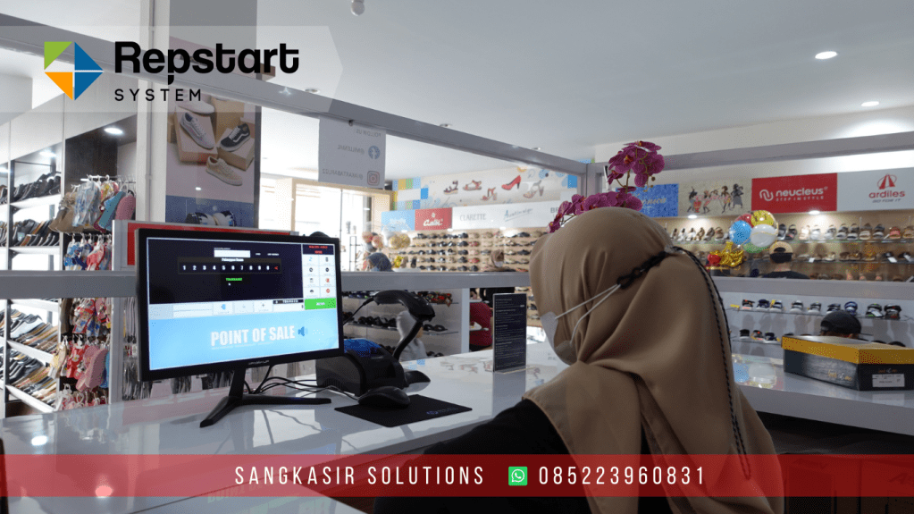 Komputer Kasir di Toko Sepatu Sandal Jakarta Baru Cihideung Tasikmalaya