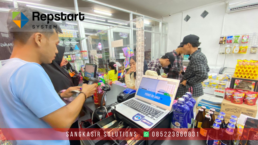 Komputer Kasir di Warung Somel Lubuk Landai, Sepenggal, Bungo, Jambi