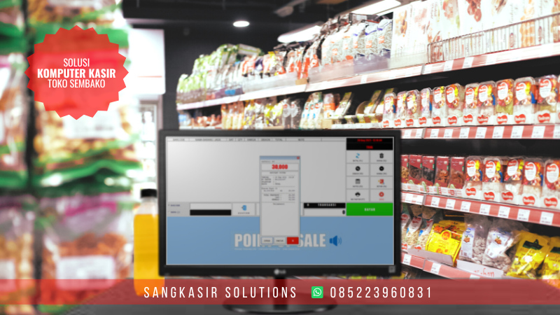 Jual Paket Komputer Kasir Toko Sembako dan Aplikasi Kasir Toko Sembako