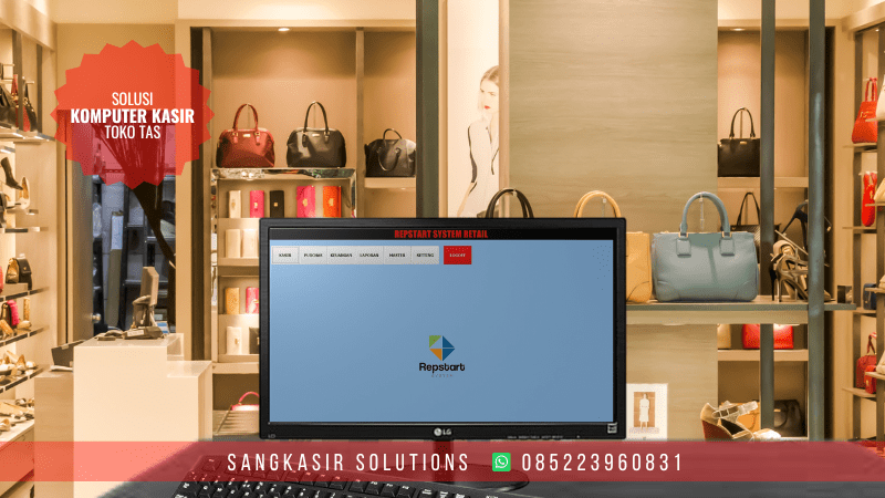 Jual Paket Komputer Kasir Toko Tas dan Aplikasi Kasir Toko Tas