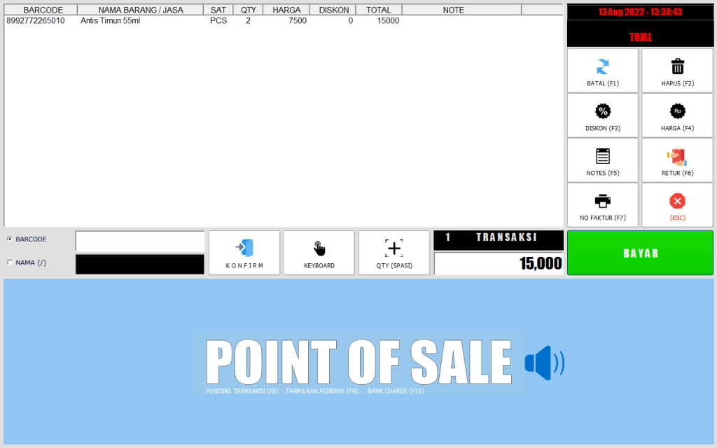Jual Paket Komputer Kasir Dual Display untuk Minimarket dan Aplikasi Kasir Repstart System Retail yang support dual display