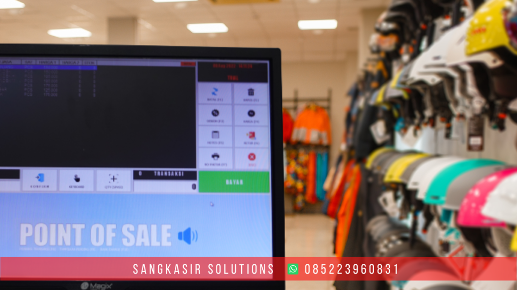 Jual Paket Komputer Kasir Toko Helm / Perlengkapan Bermotor dan Aplikasi Kasir Kasir Toko Helm / Perlengkapan Bermotor yang murah, mudah digunakan dan bergaransi