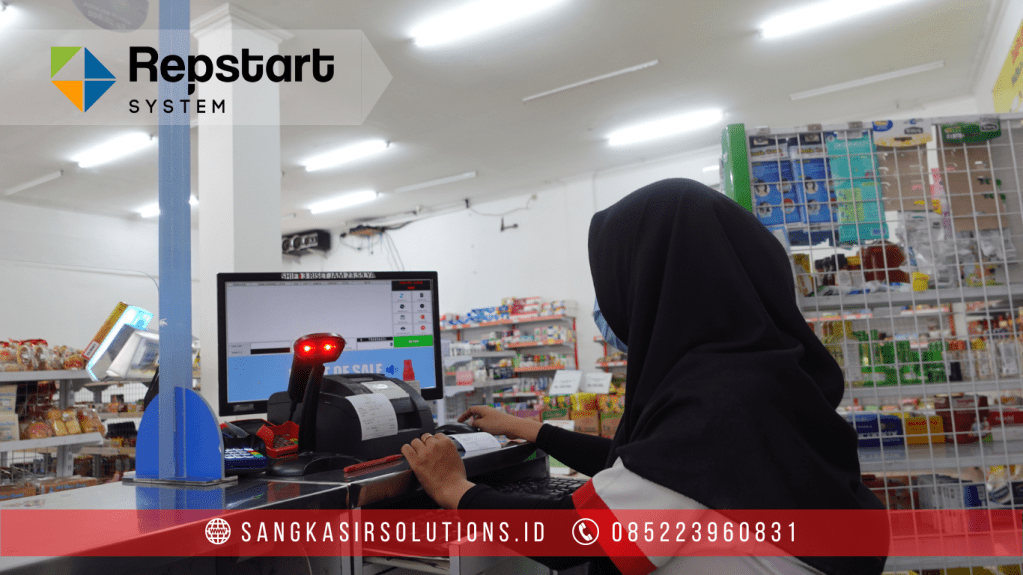 Sangkasir Solutions solusinya mesin kasir / komputer kasir dengan aplikasi program kasir Repstart System yang murah, mudah digunakan dan free instalasi training di Jogja, Bantul, Sleman, Kulonprogo, Gunungkidul, Magelang, Tasikmalaya, Cirebon, Bogor, Nganjuk