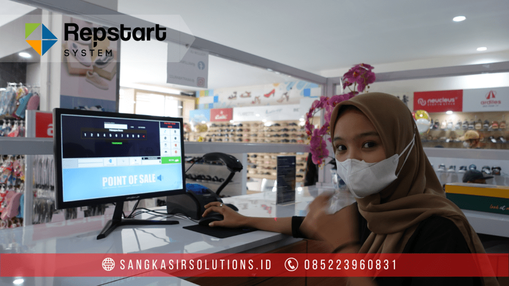 Sangkasir Solutions solusinya mesin kasir / komputer kasir dengan aplikasi program kasir Repstart System yang murah, mudah digunakan dan free instalasi training di Jogja, Bantul, Sleman, Kulonprogo, Gunungkidul, Magelang, Tasikmalaya, Cirebon, Bogor, Nganjuk