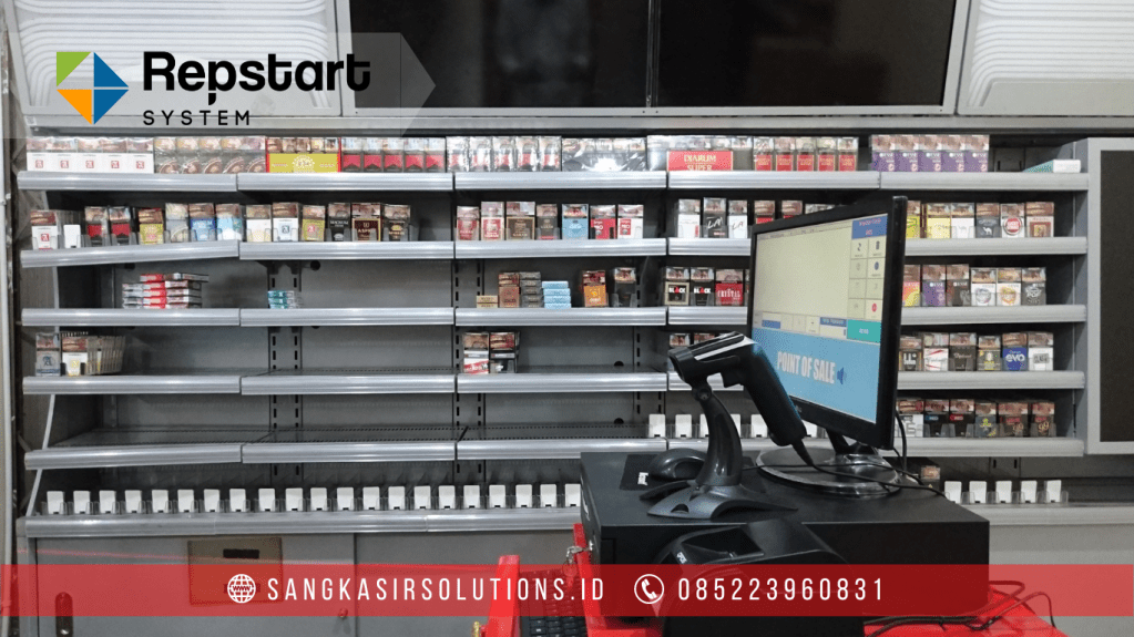 Sangkasir Solutions solusinya mesin kasir / komputer kasir dengan aplikasi program kasir Repstart System yang murah, mudah digunakan dan free instalasi training di Jogja, Bantul, Sleman, Kulonprogo, Gunungkidul, Magelang, Tasikmalaya, Cirebon, Bogor, Nganjuk