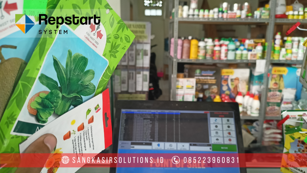 Sangkasir Solutions solusinya mesin kasir / komputer kasir dengan aplikasi program kasir Repstart System yang murah, mudah digunakan dan free instalasi training di Jogja, Bantul, Sleman, Kulonprogo, Gunungkidul, Magelang, Tasikmalaya, Cirebon, Bogor, Nganjuk