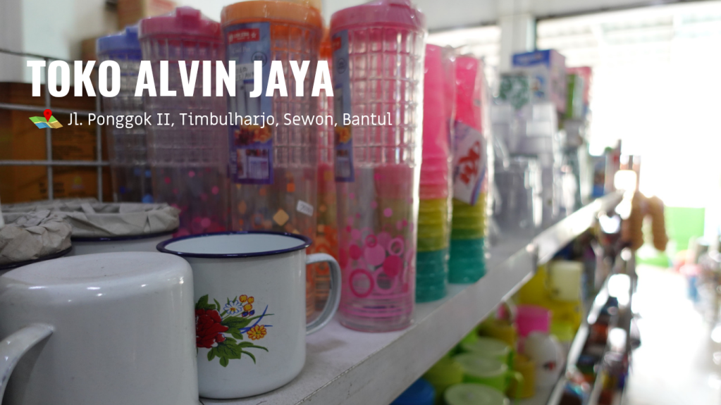 Toko Alvin Jaya (Toko Sembako, ATK, Perabotan Rumah, Plastik, Kardus) Timbulharjo, Sewon, Bantul. Jual murah kebutuhan Sembako, ATK, Perabotan Rumah, Plastik, Kardus di Timbulharjo, Sewon, Bantul, Yogyakarta