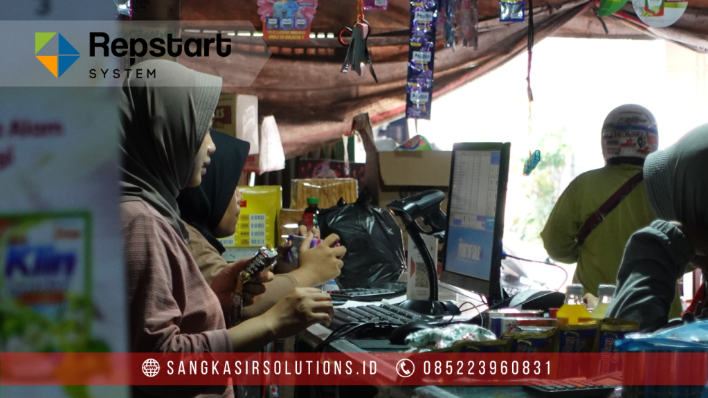 Sangkasir Solutions melayani pemasangan Komputer Kasir dan Program Software Aplikasi Kasir Repstart System untuk Toko Grosir Sembako dan jenis usaha lainnya di Yogyakarta (Jogja, Sleman, Bantul, Kulonprogo, Gunungkidul), Magelang, Tasikmalaya, Garut, Bogor, Cirebon, Surabaya seperti penggunaan Komputer Kasir / Mesin Kasir dengan Program Software Aplikasi Kasir Repstart System di Toko Grosir Parjiyanto Berbah Sleman Yogyakarta