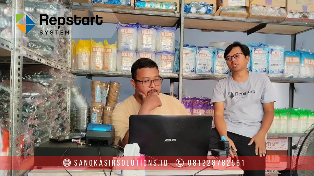 Training Penggunaan Program Komputer Kasir Repstart System di Toko SC Jl Sultan Agung Magelang
