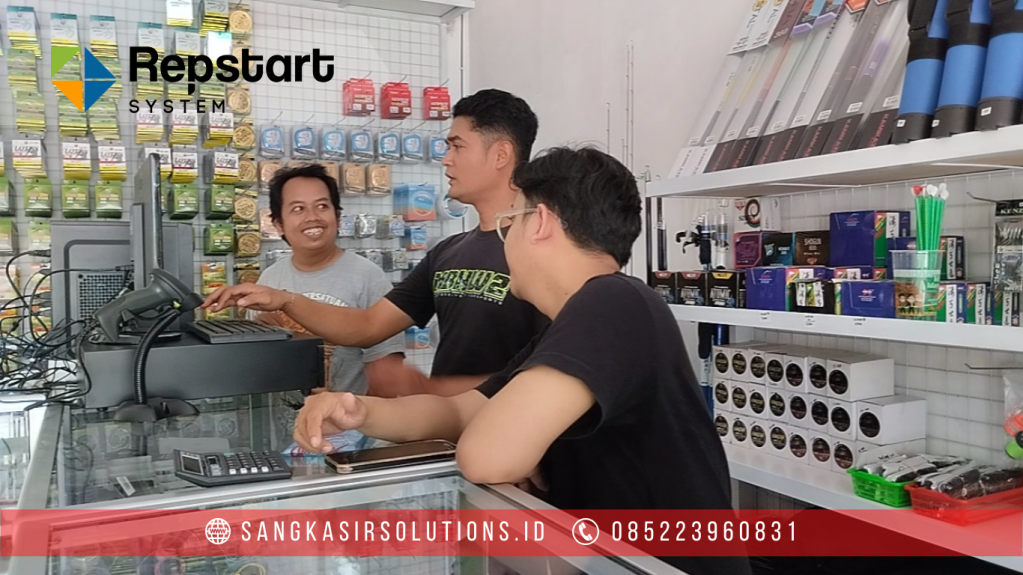 Instalasi Training Aplikasi Komputer Kasir di Toko Alat Pancing Zona Strike Sapuangin Srandakan Bantul
Sangkasir Solutions Solusinya Mesin Kasir, Komputer Kasir, Aplikasi Program Kasir Repstart System untuk Toko Alat Pancing dan jenis usaha lainnya di Jogja, Sleman, Bantul, Kulonprogo, Gunungkidul, Klaten, Surakarta, Purworejo