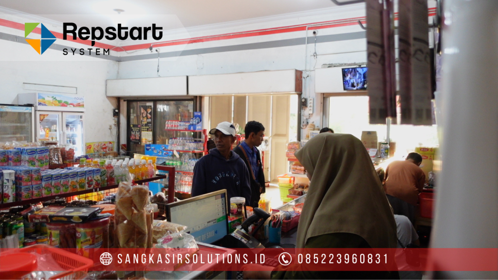 Sangkasir Solutions solusinya mesin kasir / komputer kasir dengan aplikasi program kasir Repstart System yang murah, mudah digunakan dan free instalasi training di Jogja, Bantul, Sleman, Kulonprogo, Gunungkidul, Magelang, Tasikmalaya, Cirebon, Bogor, Nganjuk