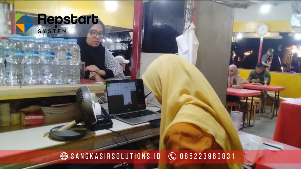 Sangkasir Solutions solusinya mesin kasir / komputer kasir dengan aplikasi program kasir Repstart System yang murah, mudah digunakan dan free instalasi training di Jogja, Bantul, Sleman, Kulonprogo, Gunungkidul, Magelang, Tasikmalaya, Cirebon, Bogor, Nganjuk