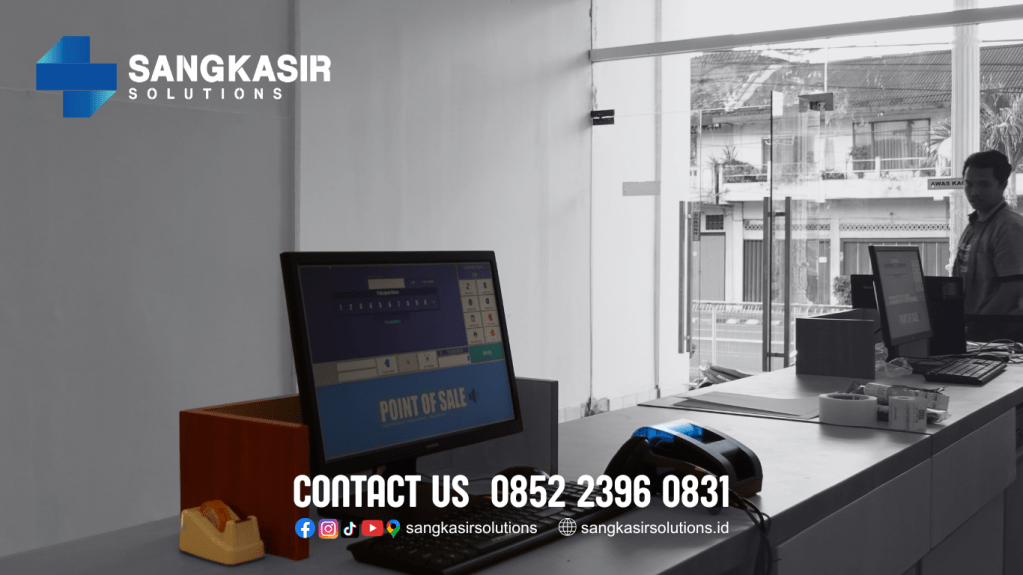 Sangkasir Solutions Instalasi Komputer Kasir di Toko Oleh-Oleh Satrio Joyo Jogja. Tersedia mesin kasir / komputer kasir dan program kasir Repstart System berbagai jenis usaha. Free instalasi dan training setiap pembelian program komputer kasir di jogja dan sekitarnya