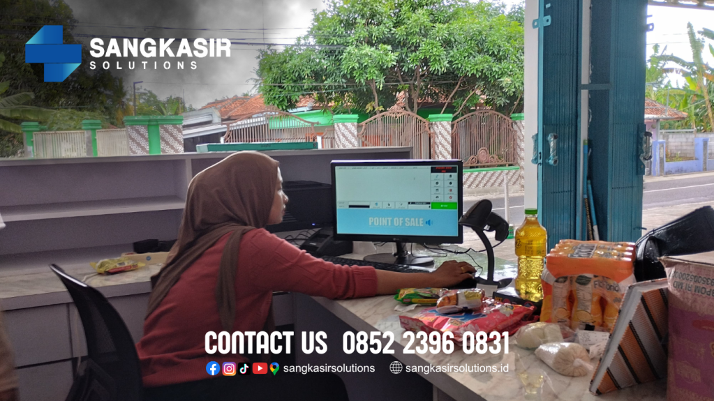 Sangkasir Solutions support training penggunaan program kasir Repstart System di Toko Ali Jl. Raya Panongan - Sedong Cirebon