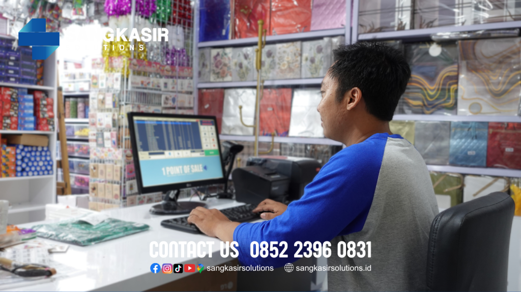 Penggunaan Komputer Kasir di Toko Dos Surya 1 Jogja menggunakan Program Kasir Repstart System. Sangkasir Solutions Solusi terbaik komputer kasir dan program kasir di Jogja