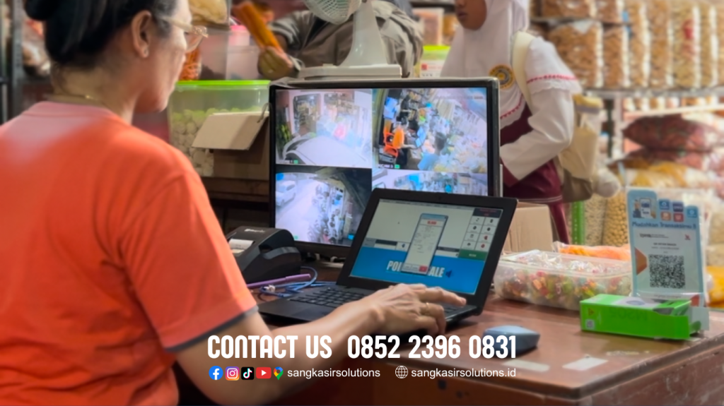 Sangkasir Solutions support pemasangan dan training langsung program komputer kasir di Toko Snack Sido Maju, Wonosari, Gunungkidul, Yogyakarta.