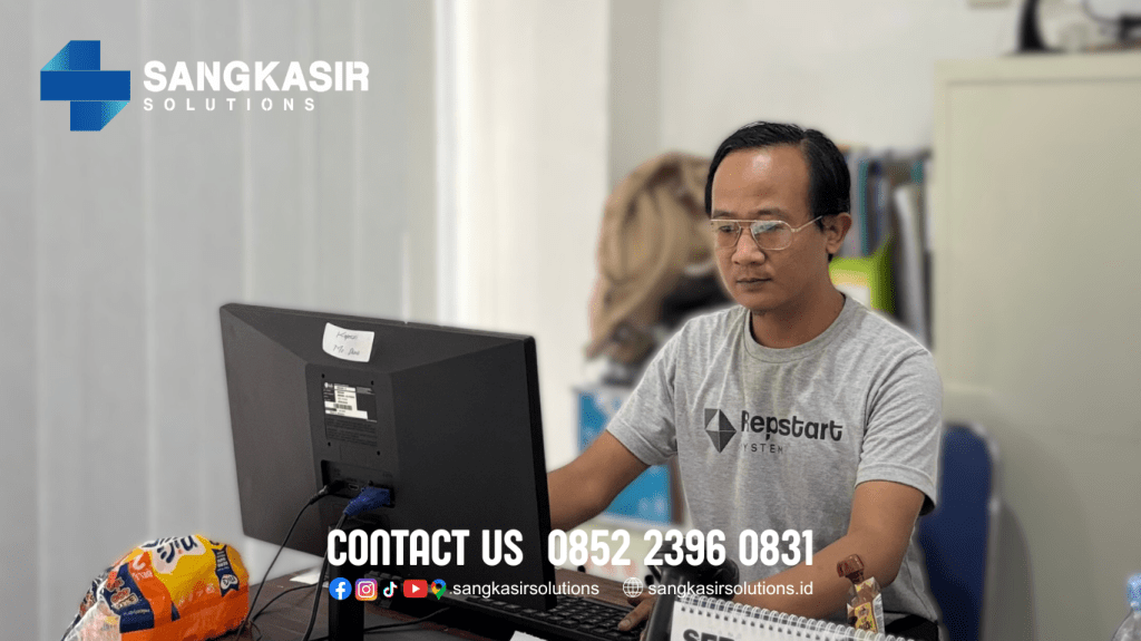 Instalasi Program Kasir Repstart System di Cairo Mart, SD SMP Islam Al-Azhar Cairo Yogyakarta