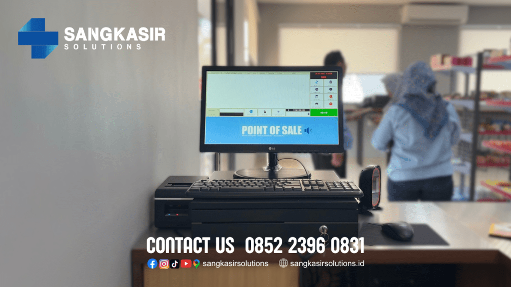 Komputer Kasir di Kantin Fakultas Hukum Universitas Negeri Yogyakarta - Cafetaria Justicia