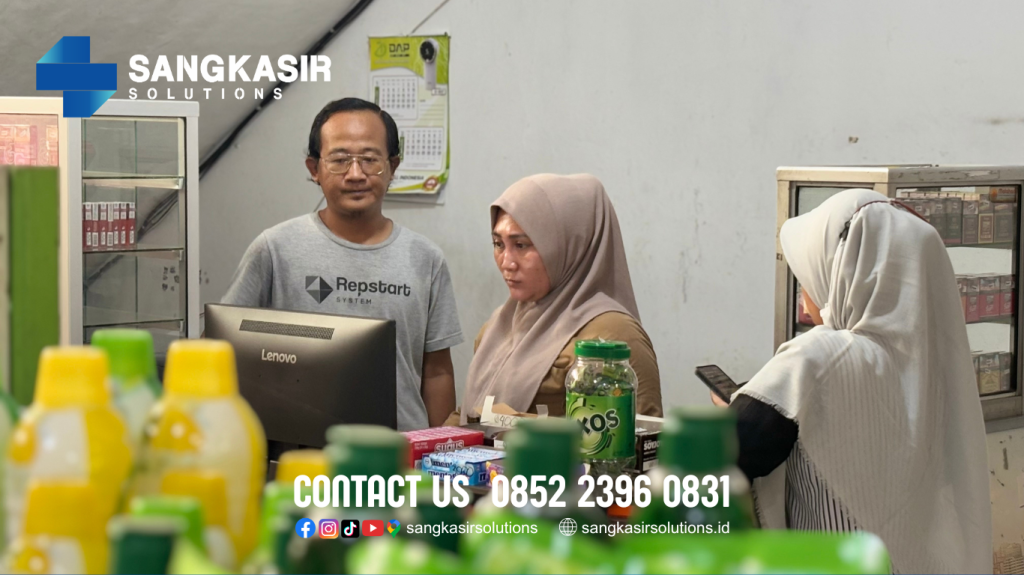 Pelatihan Program Kasir Repstart System di Toko Ade Nugroho Jalan Parangtritis Jogjakarta.
Bila Anda sudah memiliki perangkat kasir atau sudah memiliki komputer kasir tapi ingin ganti program kasirnya, manfaatkan, Anda bisa pembelian program kasir Repstart Systemnya saja - Gratis instalasi dan pelatihan program kasir.