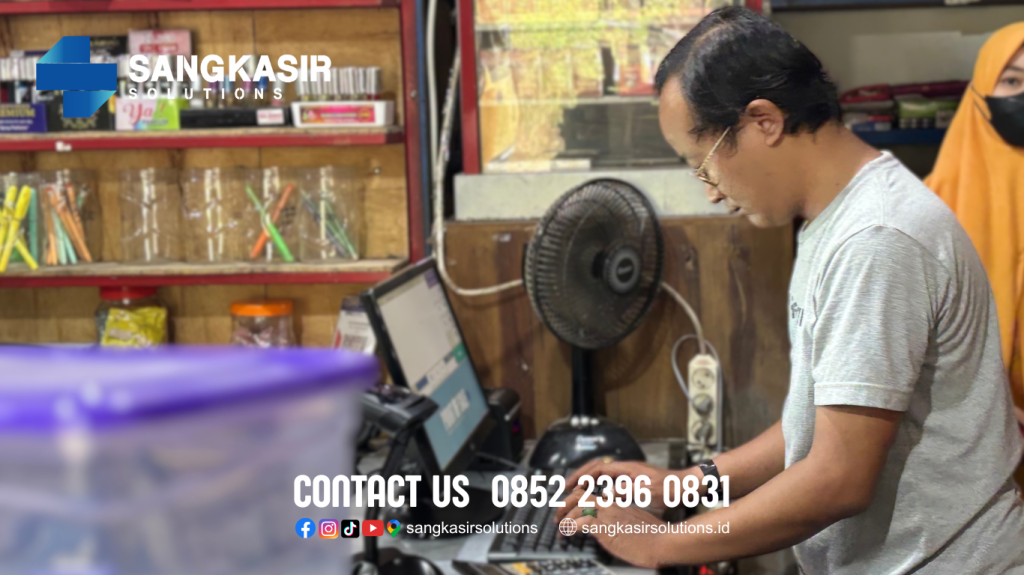 Pemasangan Paket Komputer Kasir di Toko Sembako Fajar Gadingsari Sanden Kabupaten Bantul. 1 SET Komputer, Program Kasir Repstart System, Barcode Scanner, Printer Struk, Cash Drawer, UPS, Stabilizer.