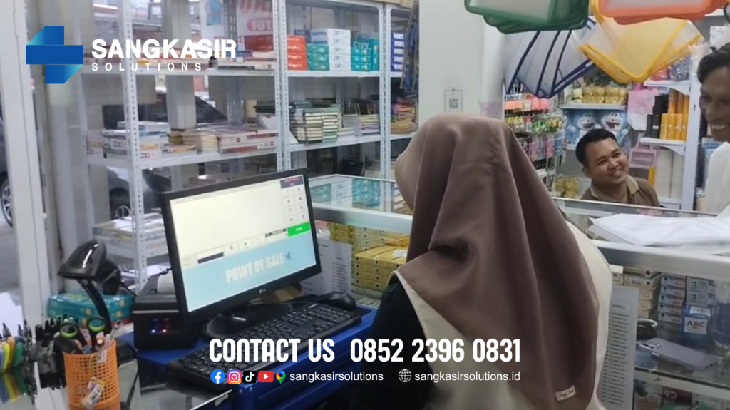 Penggunaan Komputer Kasir di Toko ATK Juan Mulya Ciherang Bogor