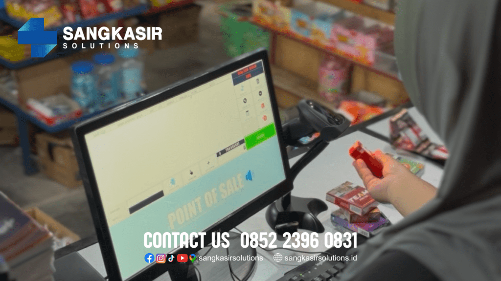 Aplikasi Komputer Kasir Repstart System di Toko Sembako Fajar Gadingsari Sanden Kabupaten Bantul. 1 SET Komputer, Program Kasir Repstart System, Barcode Scanner, Printer Struk, Cash Drawer, UPS, Stabilizer.