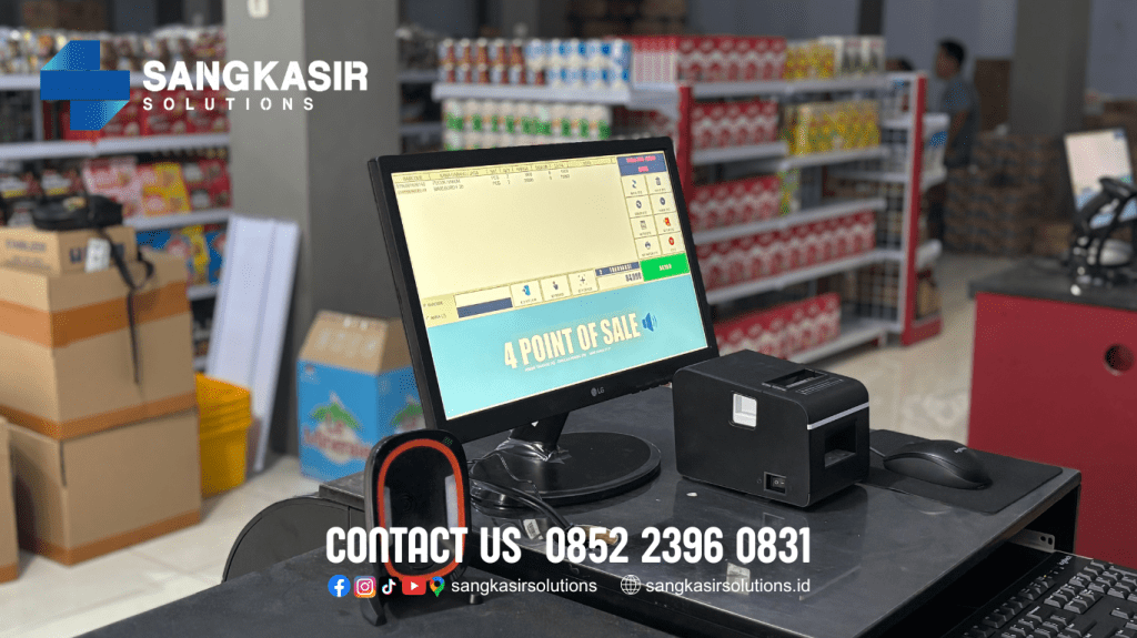 Paket Komputer Kasir Untuk Minimarket di Toko Sumber Rejeki Kalibawang Kulonprogo Yogyakarta.
Butuh paket komputer kasir dan Program Kasir Repstart System Minimarket? Sangkasir Solutions solusinya