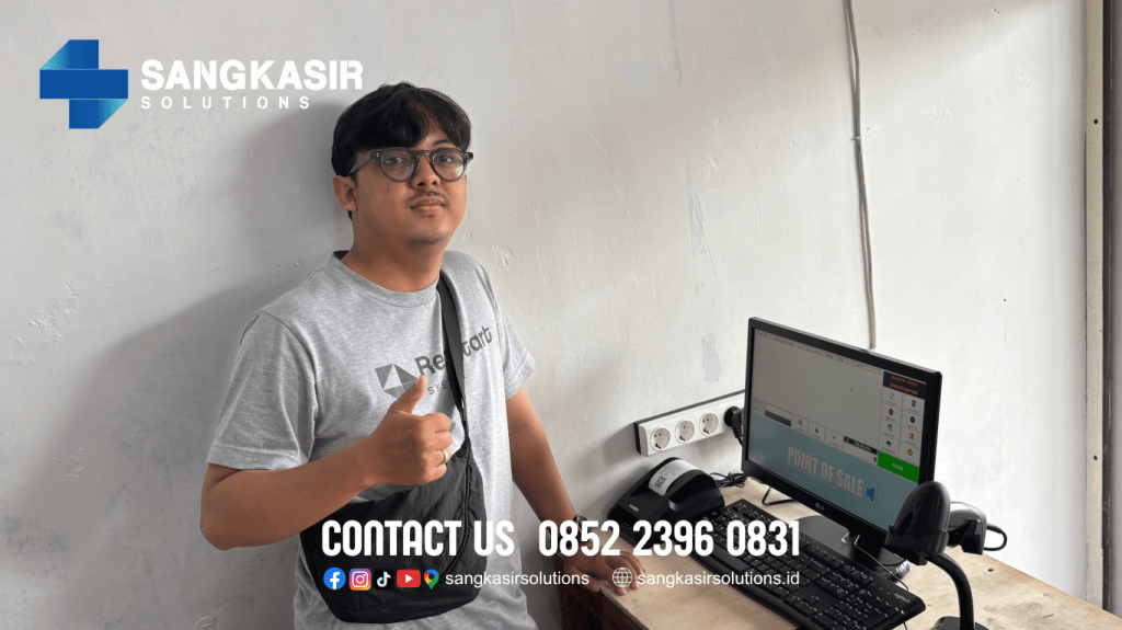 Pemasangan Komputer Kasir di Toko Zona Frozenfood Terminal Tawangmangu Karanganyar