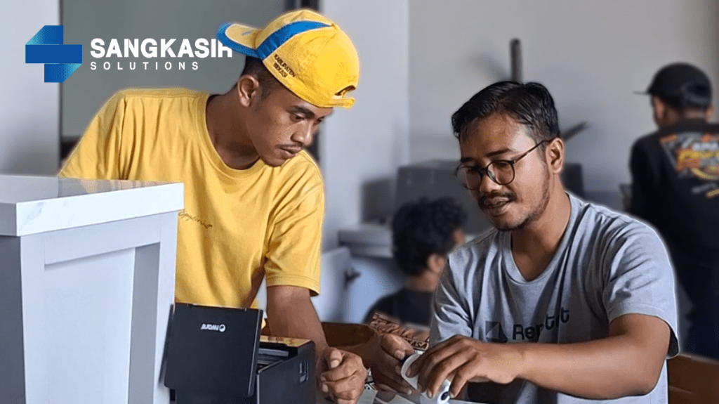 Pelatihan Mesin Kasir Resto di Kedai Cempaka Jaya Panjalu Ciamis