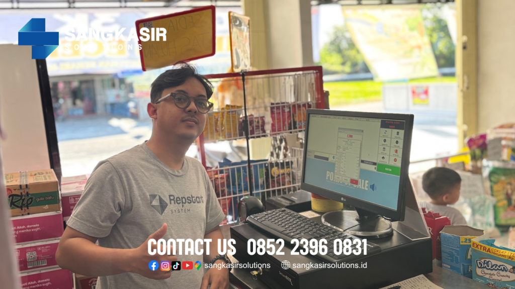 Sangkasir Solutions Yogyakarta support Pemasangan Program Kasir Repstart System di Toko Grosir 3K Seyegan Sleman Yogyakarta