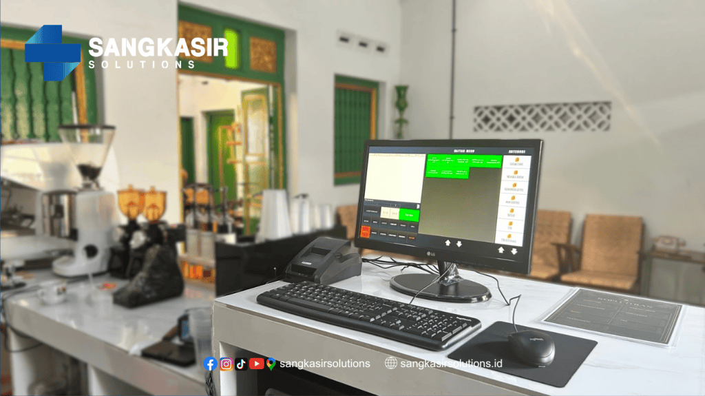 Mesin Kasir Coffee Shop Kopi Citran Kotagede Jogja - Tampilan Program Kasir Pilih Menu
