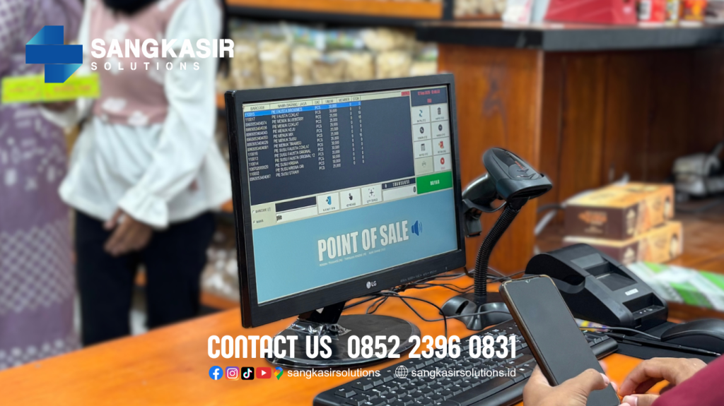 Sangkasir Solutions Yogyakarta support penggunaan komputer kasir dan program kasir Repstart System di Toko Oleh-Oleh Bakpia Jalan Wonosari Jogja