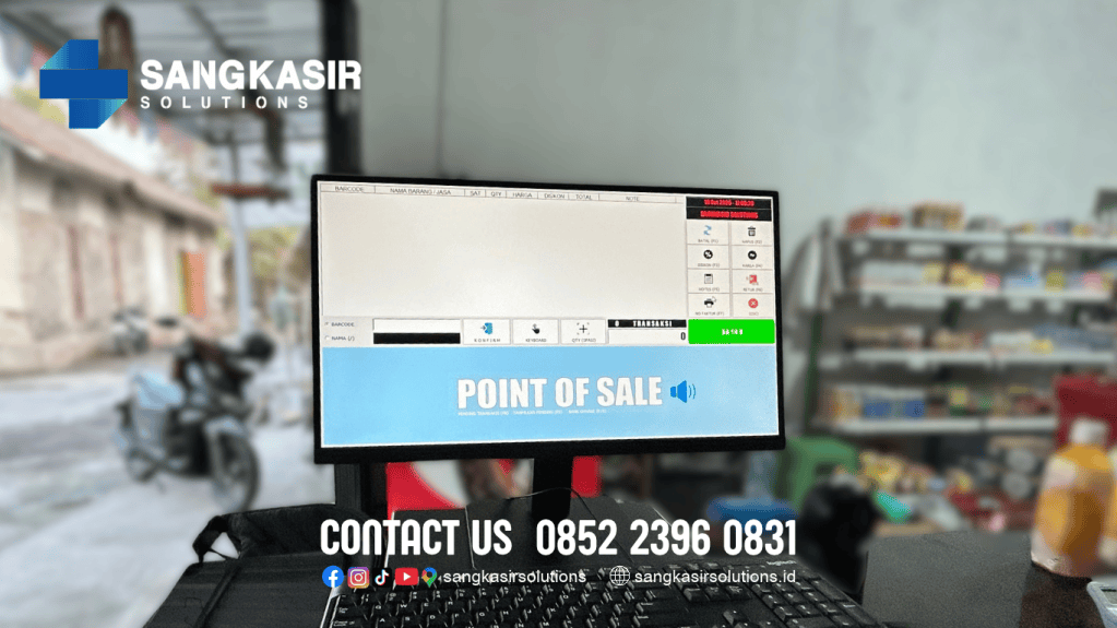 Sangkasir Solutions Yogyakarta Pemasangan Komputer Kasir di Toko ID Mart Pakem Sleman Yogyakarta. Gratis antar, pemasangan dan pelatihan penggunaannya.