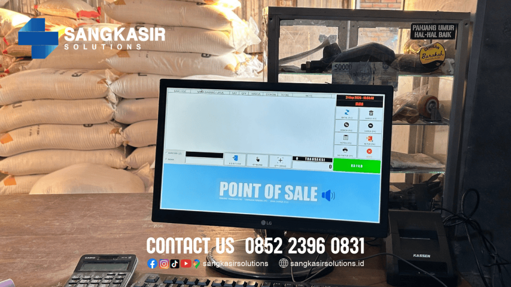 Komputer Kasir Toko Sembako Oentoeng Pleret Bantul Jogjakarta