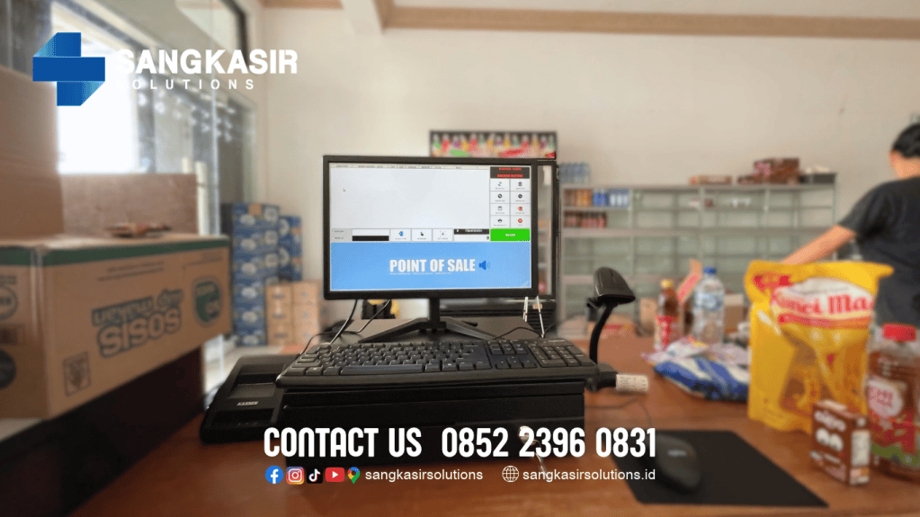 Sangkasir Solutions Nganjuk support Pemasangan Paket Komputer Kasir dan Program Kasir Toko Sembako Alza Ngronggot, Nganjuk, Jawa Timur.