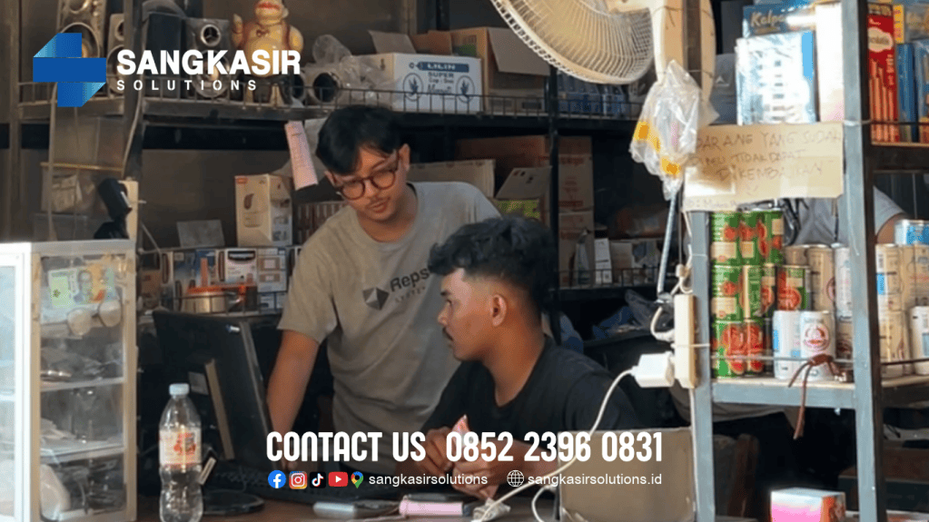 Pelatihan Komputer Kasir Toko Sembako Oentoeng Pleret Bantul Jogjakarta