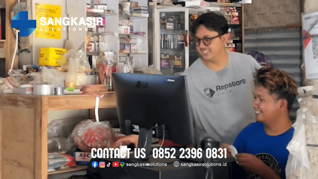 Pelatihan Penggunaan Program Kasir Repstart System di Toko Sembako Mulia Barokah Nanggulan Kulonprogo Yogyakarta