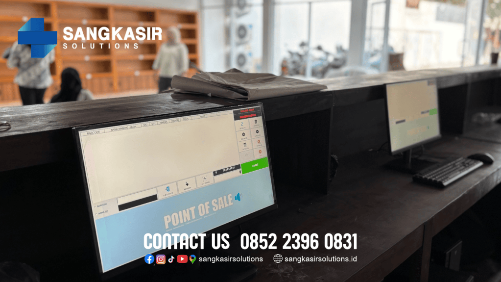 Sangkasir Solutions Yogyakarta Instalasi Program Kasir Toko Batik Ndalem Agung Jalan Parangtritis Jogjakarta. Program Kasir di Toko Batik ini menggunakan Program Kasir Repstart System yang fiturnya sudah dicustom menyesuaikan kebutuhan toko batiknya